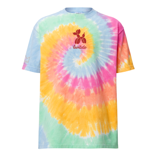 levitate tie-dye t-shirt (embroidered)